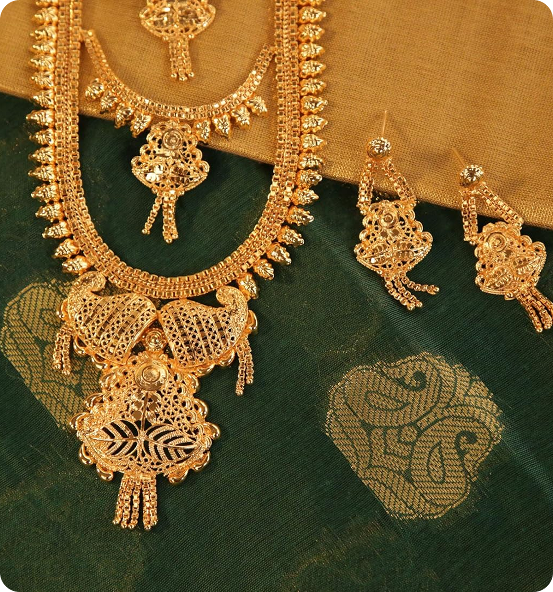 Gold Necklace Set
