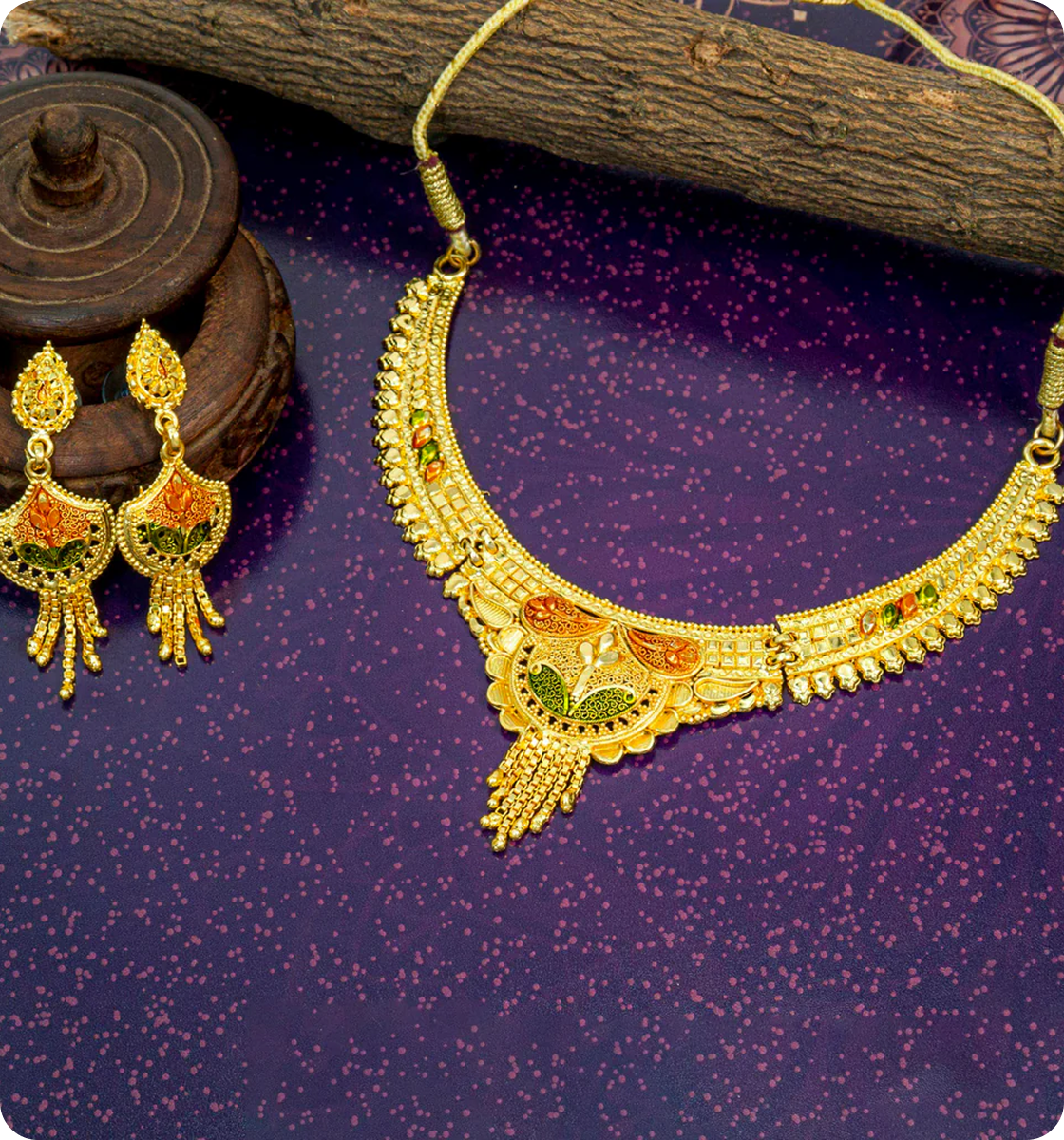 Designer Gold Necklace